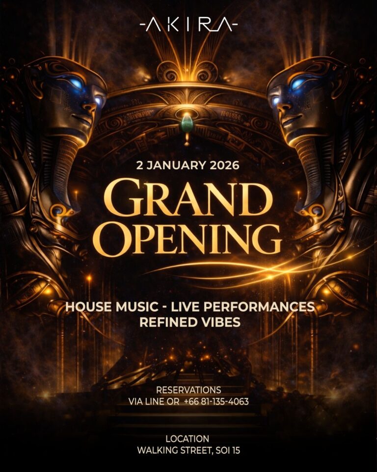 Grand Opening of AKIRA nightclub Pattaya Walking Street Soi 15