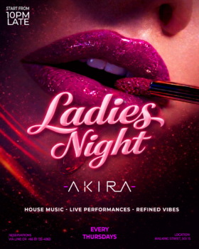 Ladies Night at AKIRA nightclub Pattaya Walking Street Soi 15